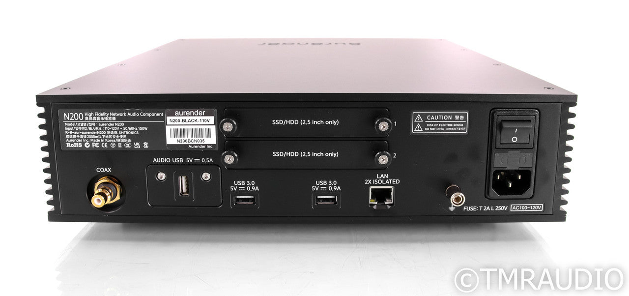 Aurender N200 Wireless Network Streamer / Server; Black