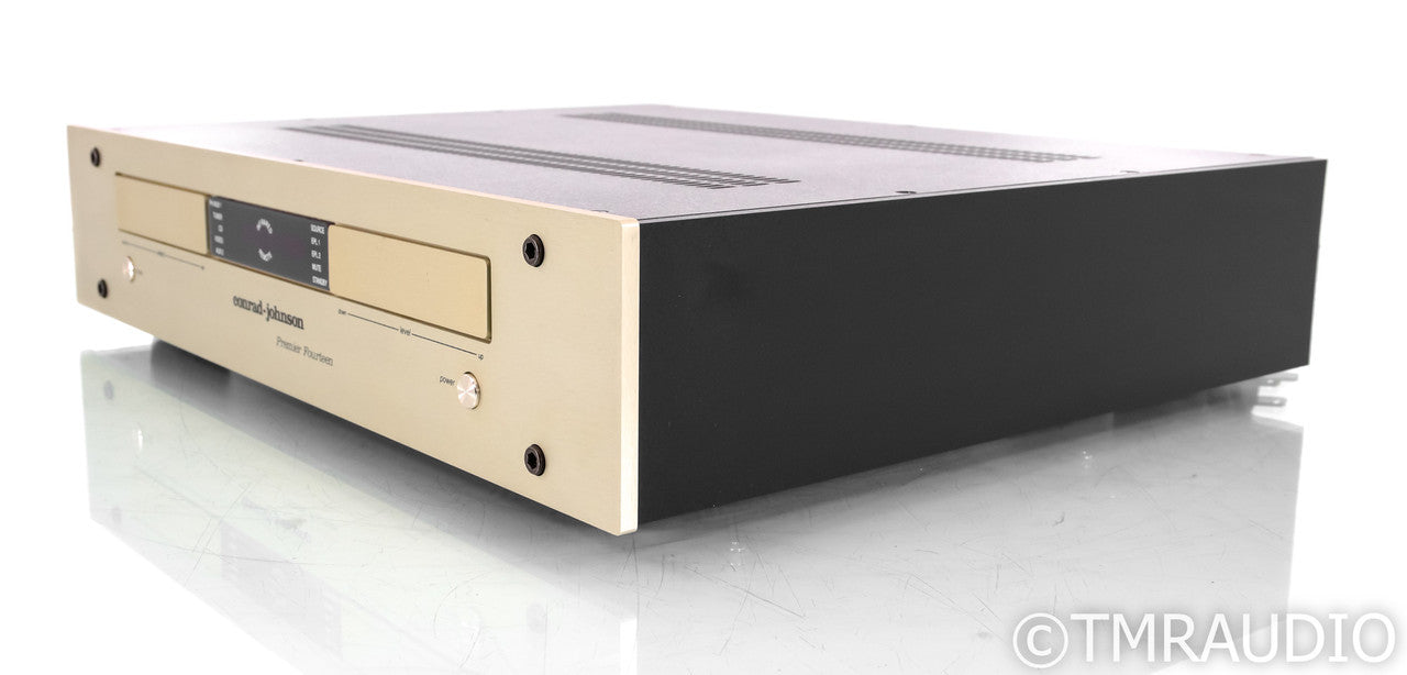 Conrad Johnson Premier Fourteen Stereo Tube Preamplifier; Prem 14; Remote