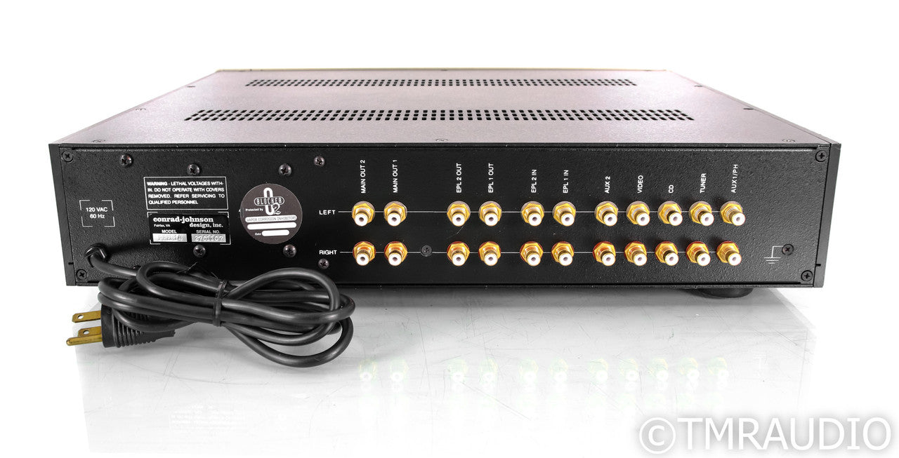 Conrad Johnson Premier Fourteen Stereo Tube Preamplifier; Prem 14; Remote