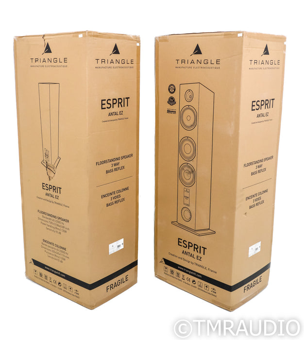 Triangle Esprit Antal EZ Floorstanding Speakers; High Gloss White Pair (New)