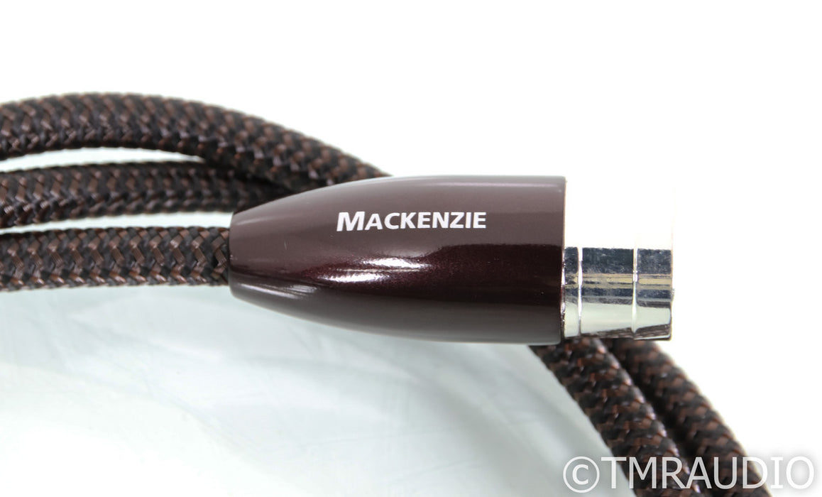 AudioQuest Mackenzie XLR Cable; 1m Balanced Interconnect; Single