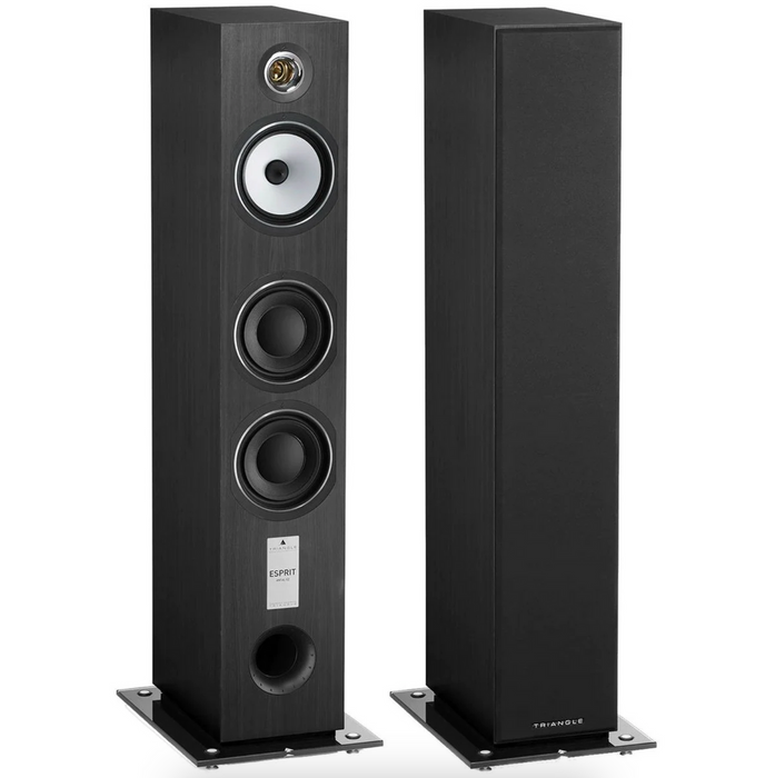 Triangle Esprit Antal EZ Floorstanding Speakers; Black Ash Pair (New)