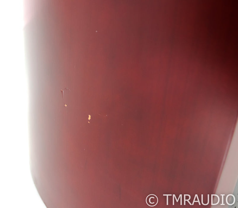 B&W Nautilus 805 Bookshelf Speakers; Red Cherry Pair