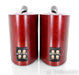 B&W Nautilus 805 Bookshelf Speakers; Red Cherry Pair