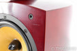 B&W Nautilus 805 Bookshelf Speakers; Red Cherry Pair