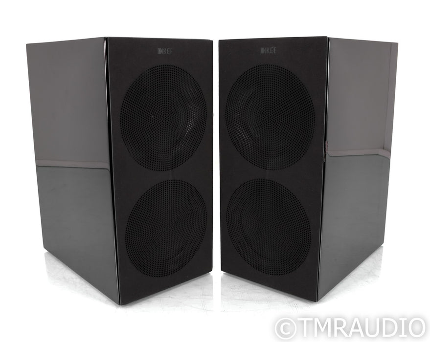 KEF R3 Bookshelf Speakers; Black Pair
