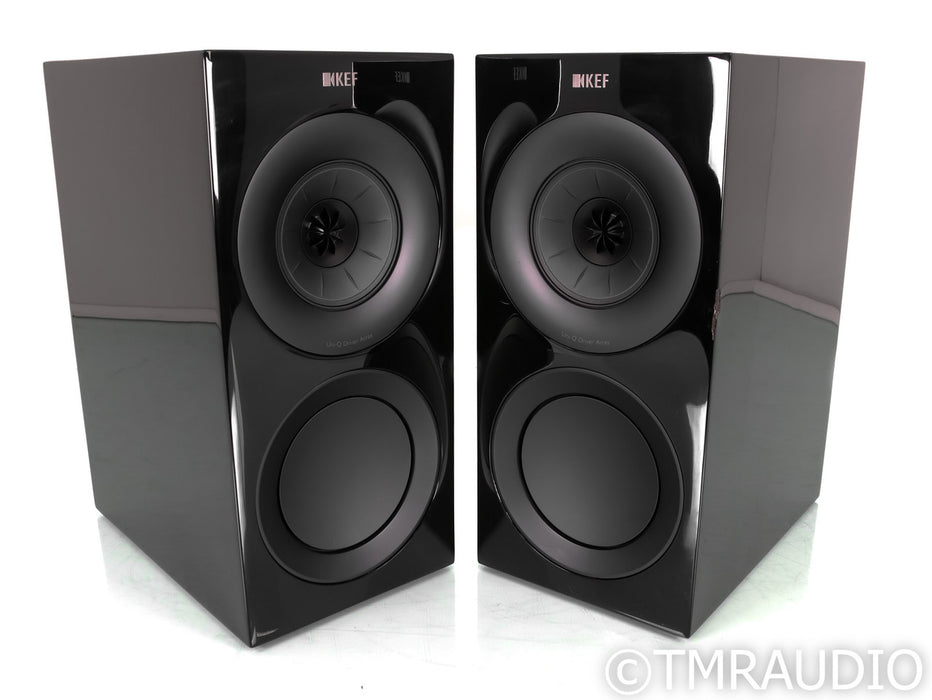 KEF R3 Bookshelf Speakers; Black Pair