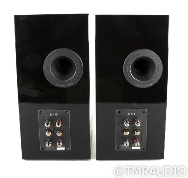 KEF R3 Bookshelf Speakers; Black Pair