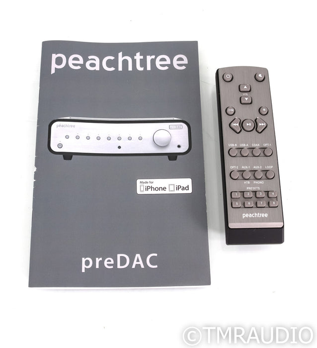 Peachtree preDAC Stereo Preamplifier / DAC; Remote; MM Phono; Gloss Mocha