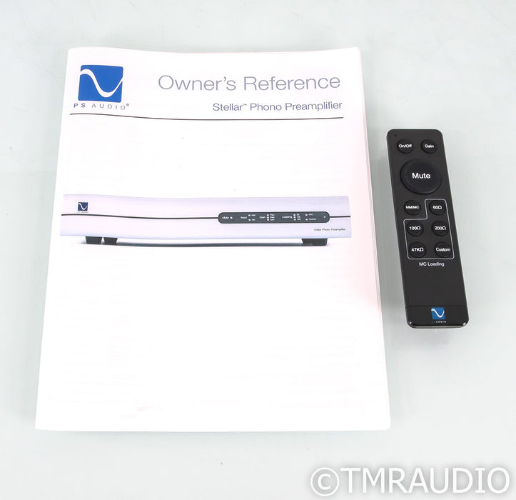 PS Audio Stellar MM / MC Phono Preamplifier; Remote; Silver