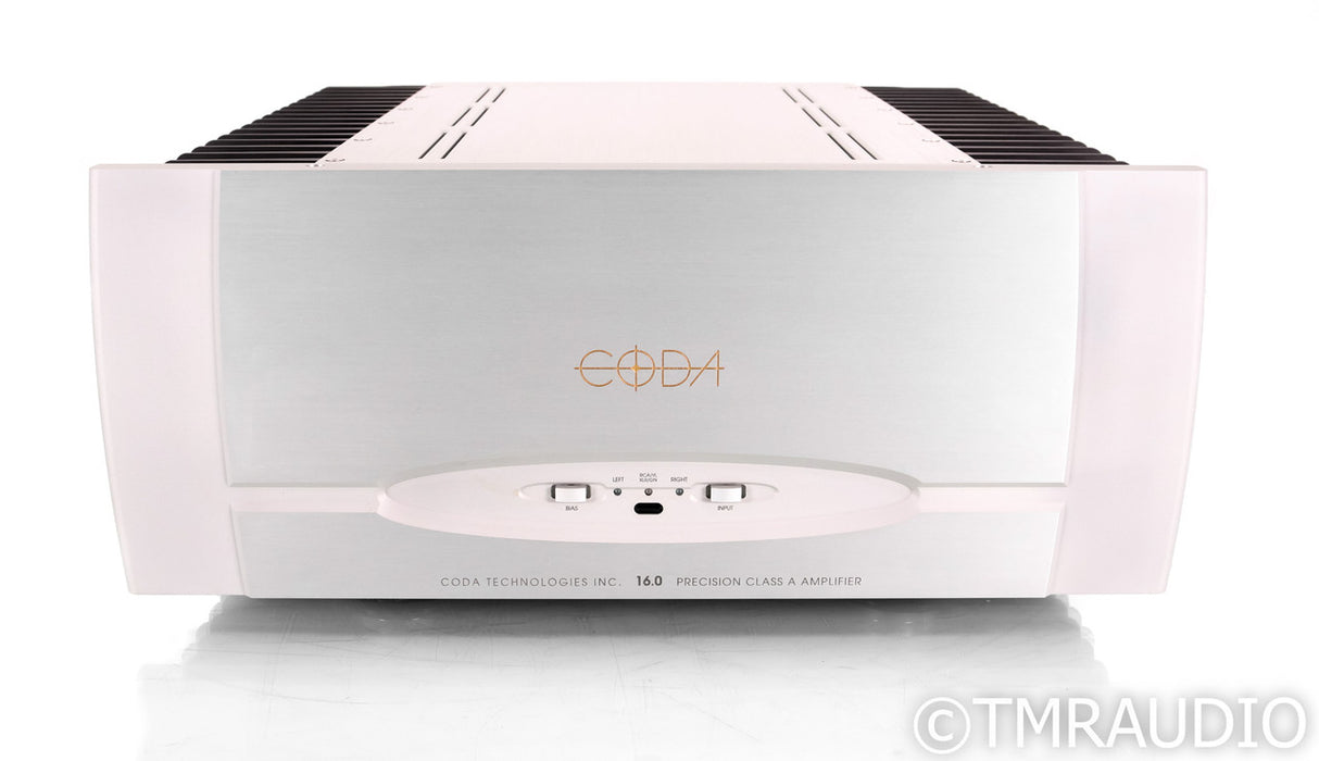 Coda 16 Stereo Power Amplifier; Sixteen; Silver