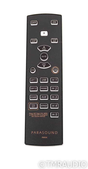Parasound Halo Hint 6 Stereo Integrated Amplifier; MM / MC Phono; Remote; Silver