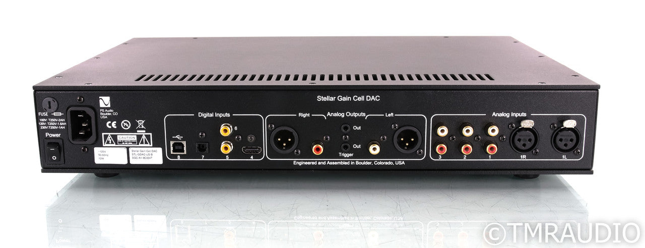 PS Audio Stellar Gain Cell DAC; D/A Converter; Black; Remote (Used)