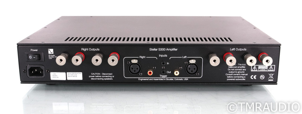 PS Audio Stellar S300 Stereo Power Amplifier; Black; S-300 (Used)