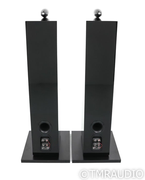 B&W 702 S2 Floorstanding Speakers; Gloss Black Pair