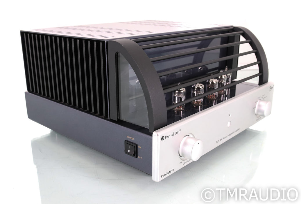 PrimaLuna EvoLution EVO 300 Stereo Tube Hybrid Preamplifier; Silver; Remote
