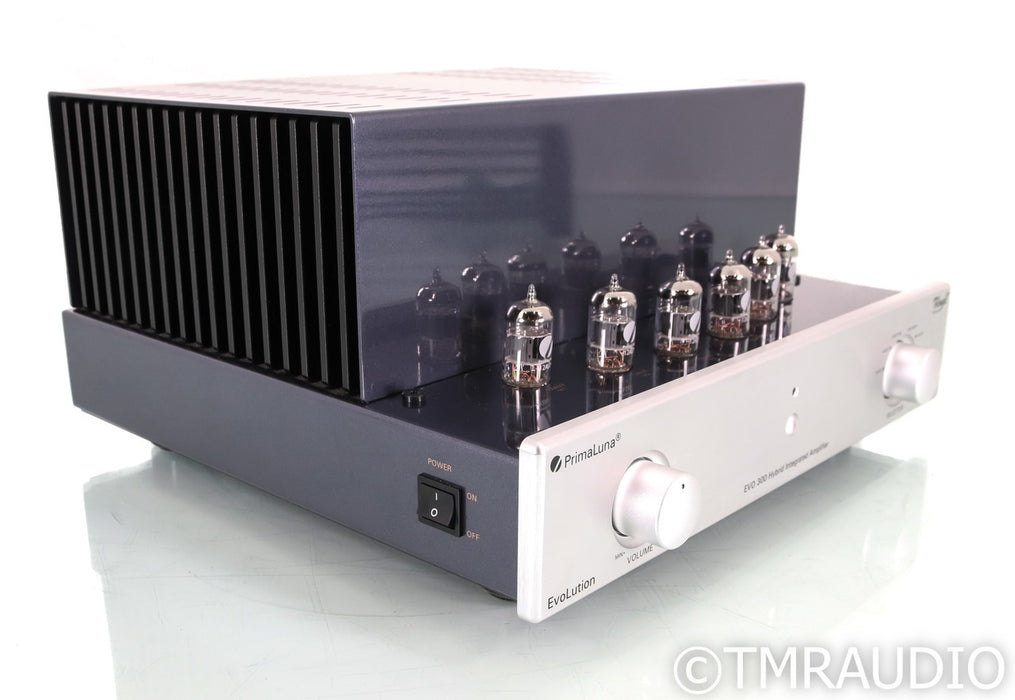 PrimaLuna EvoLution EVO 300 Stereo Tube Hybrid Preamplifier; Silver; Remote