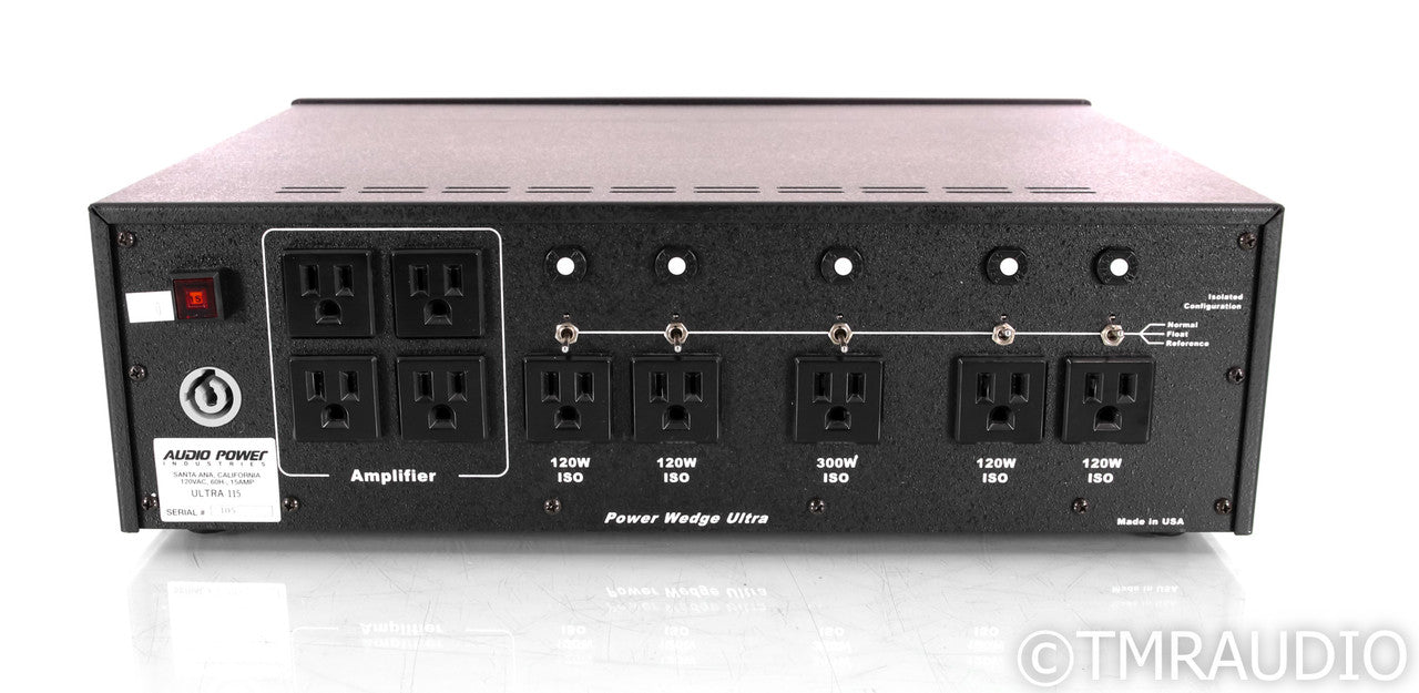 Audio Power Industries Power Wedge Ultra 115 AC Power Conditioner; Black