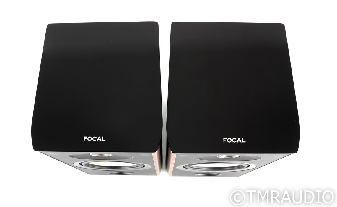 Focal Aria 906 Bookshelf Speakers; Noire Vinyl Pair