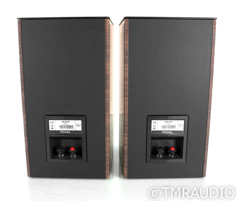 Focal Aria 906 Bookshelf Speakers; Noire Vinyl Pair