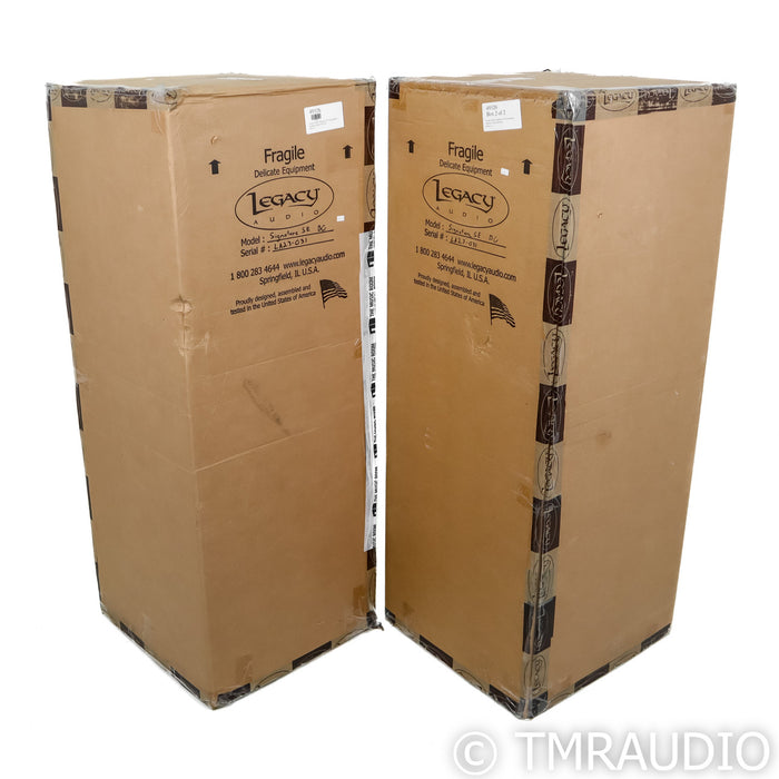Legacy Audio Signature SE Floorstanding Speakers; Black Oak Pair