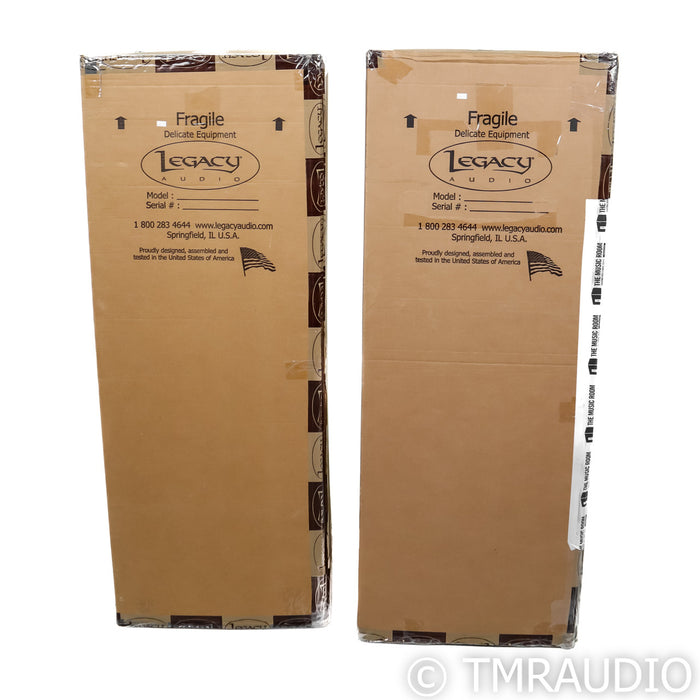 Legacy Audio Signature SE Floorstanding Speakers; Black Oak Pair