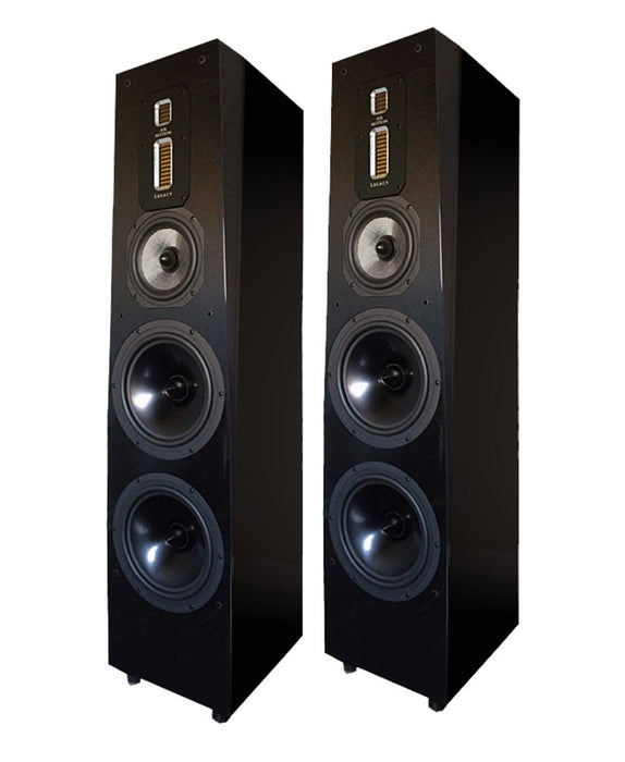 Legacy Audio Signature SE Floorstanding Speakers; Black Oak Pair
