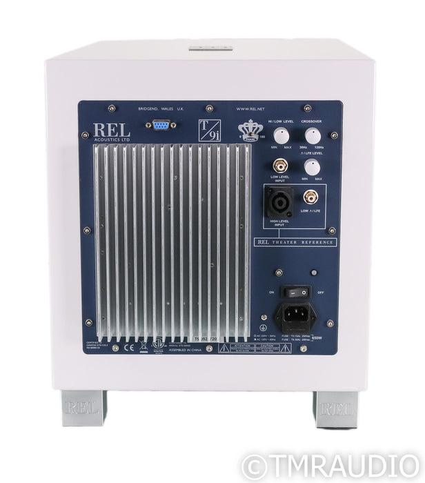 REL Acoustics T/9i 10" Powered Subwoofer; Piano White; T9I
