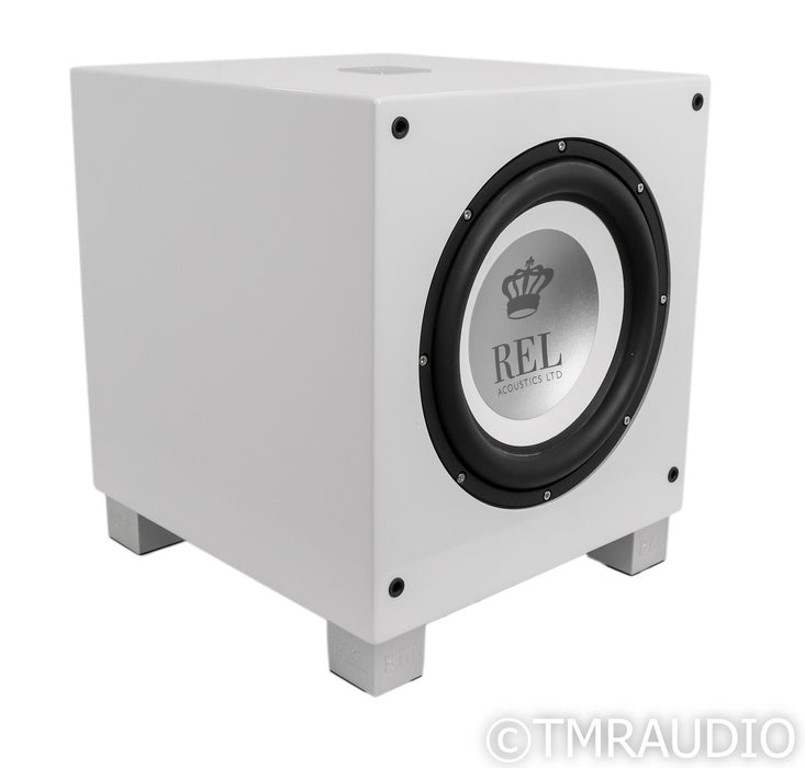 REL Acoustics T/9i 10" Powered Subwoofer; Piano White; T9I