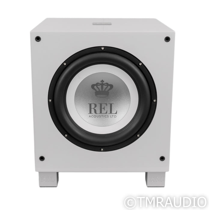 REL Acoustics T/9i 10" Powered Subwoofer; Piano White; T9I