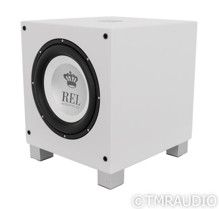 REL Acoustics T/9i 10" Powered Subwoofer; Piano White; T9I