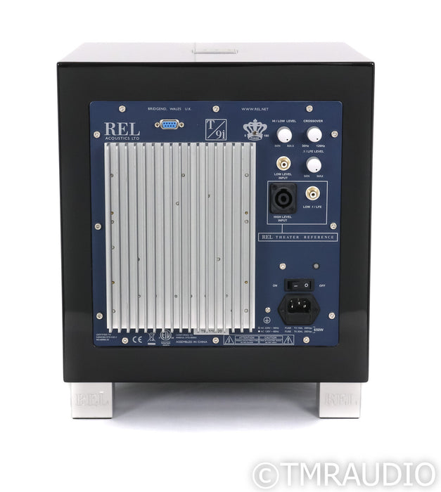 REL Acoustics T/9i 10" Powered Subwoofer; Piano Black; T9I