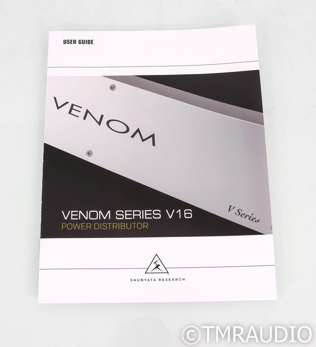 Shunyata Research Venom Series V16 AC Power Distributor; Silver
