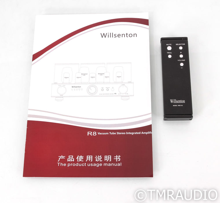 Willsenton R8 Stereo Tube Integrated Amplifier; Remote; Silver; R-8
