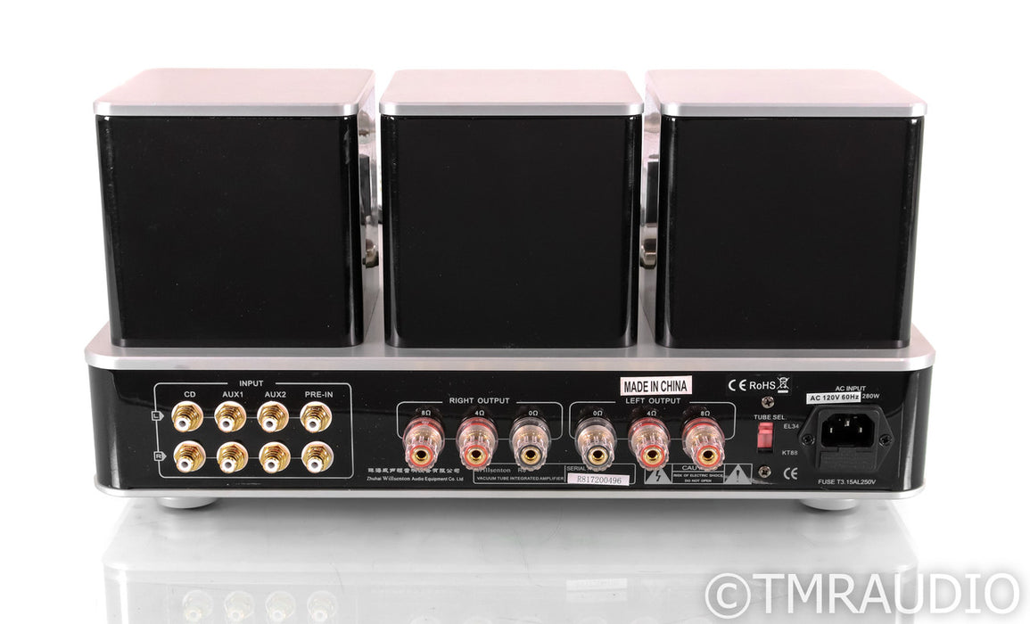 Willsenton R8 Stereo Tube Integrated Amplifier; Remote; Silver; R-8