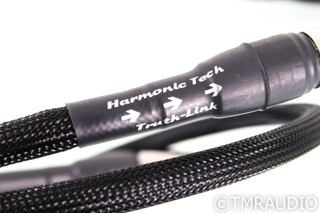 Harmonic Technologies Truth-Link XLR Cables; 1m Pair Balanced Interconnects