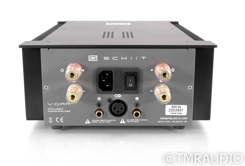 Schiit Audio Vidar Stereo Power Amplifier; Black