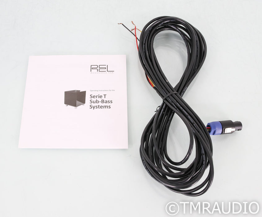 REL T7 8" Powered Subwoofer; Piano Black