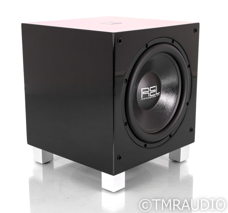 REL T7 8" Powered Subwoofer; Piano Black