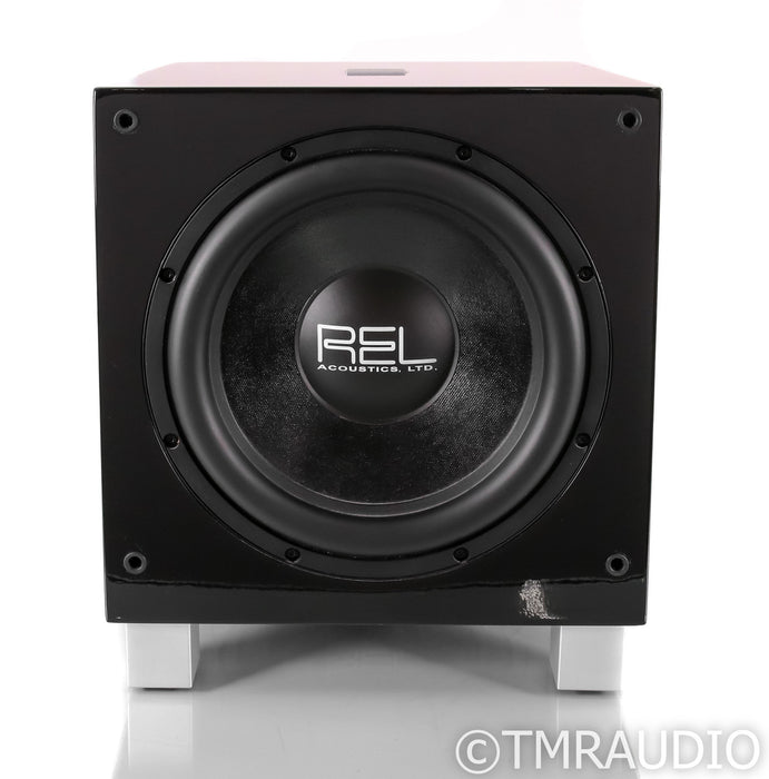 REL T7 8" Powered Subwoofer; Piano Black