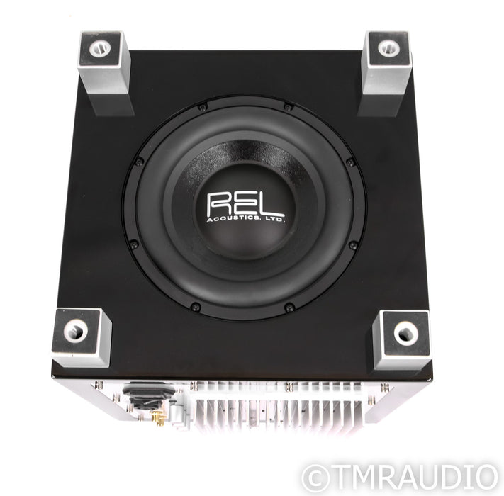 REL T7 8" Powered Subwoofer; Piano Black