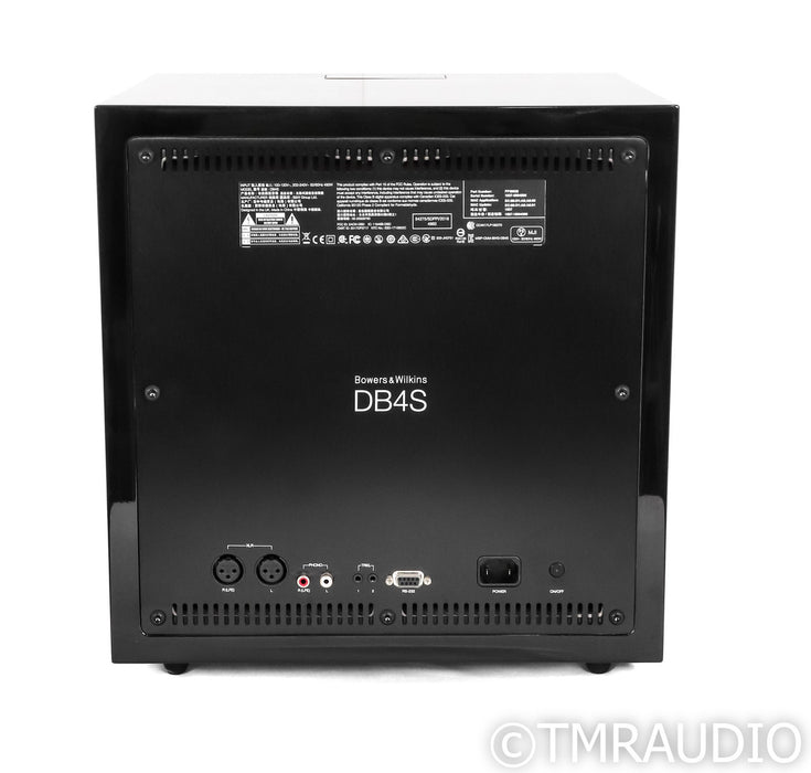 B&W DB4S 10" Powered Subwoofer; Gloss Black