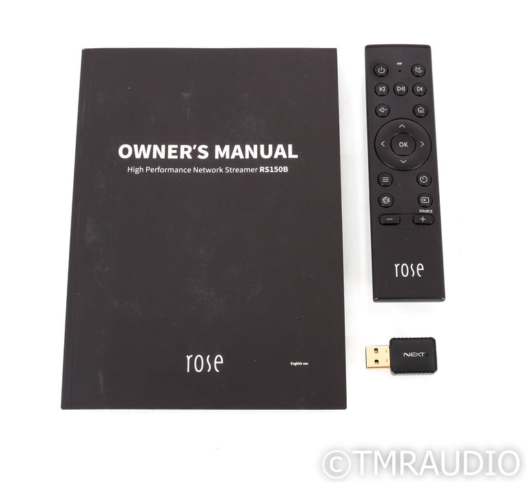 HiFi Rose RS150B Wireless Network Streamer; Black; Remote