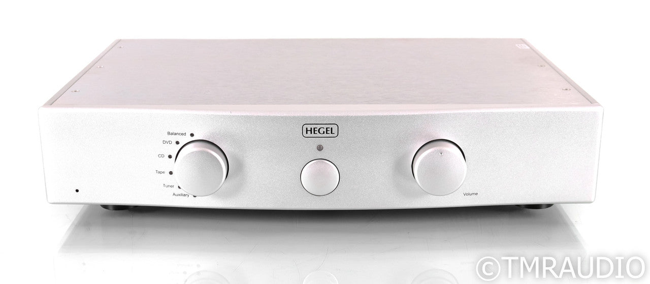Hegel P4A Mk II Stereo Preamplifier; Silver, Remote