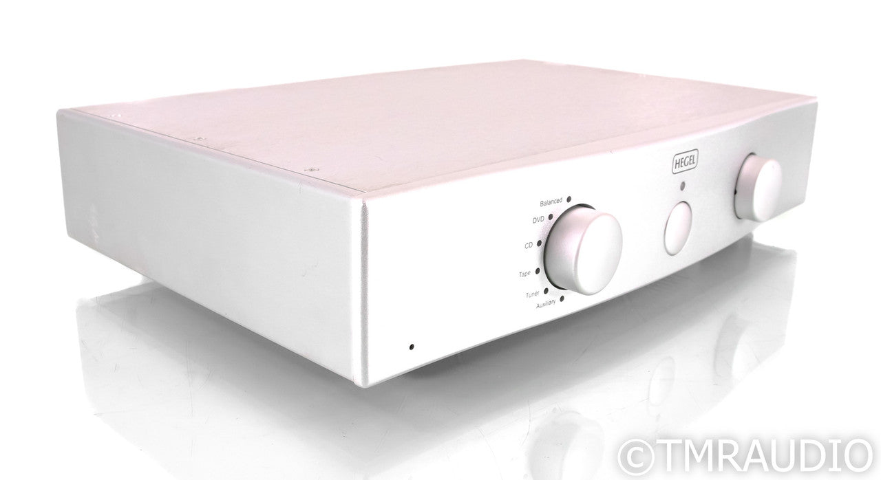 Hegel P4A Mk II Stereo Preamplifier; Silver, Remote