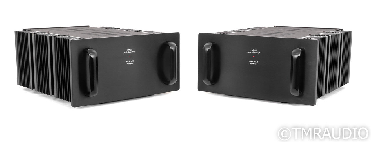 Lamm Industries M1.2 Reference Monoblock Amplifiers; Black Pair; Model M-1.2