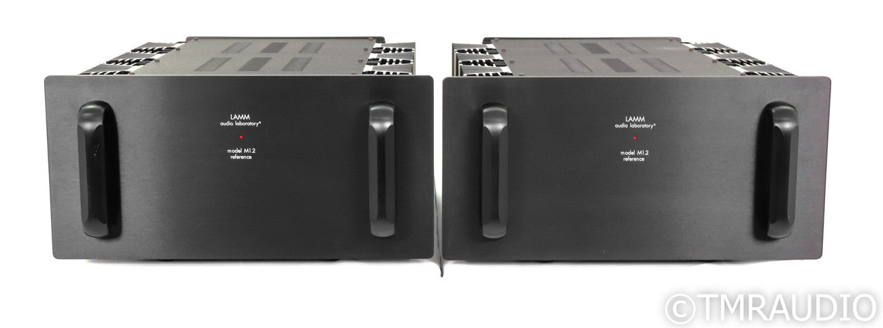 Lamm Industries M1.2 Reference Monoblock Amplifiers; Black Pair; Model M-1.2