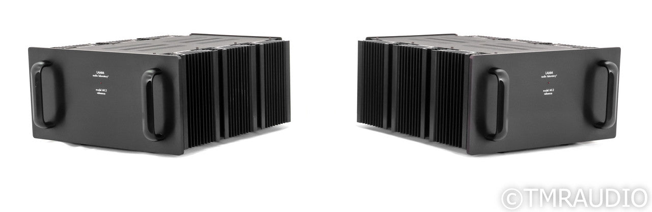 Lamm Industries M1.2 Reference Monoblock Amplifiers; Black Pair; Model M-1.2