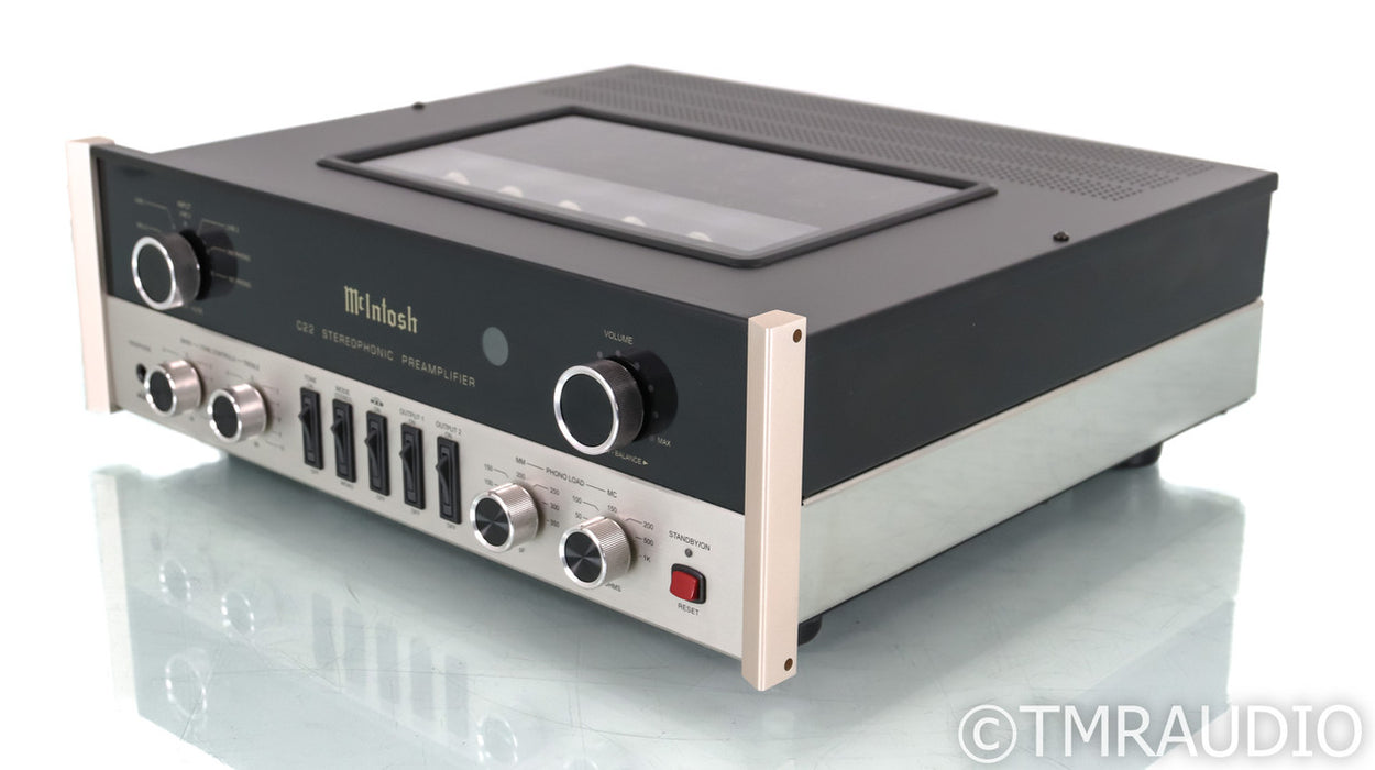 McIntosh C22 MKV Stereo Tube Preamplifier; Remote; MM / MC Phono; Mk.5