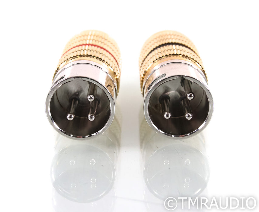 Cardas CGA XLR (Male) to RCA (Female) Adapters; Pair (Open Box)